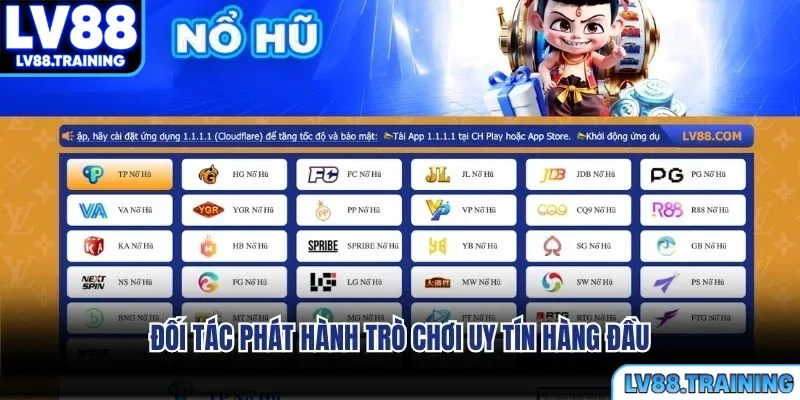 Đối tác phát hành trò chơi uy tín hàng đầu