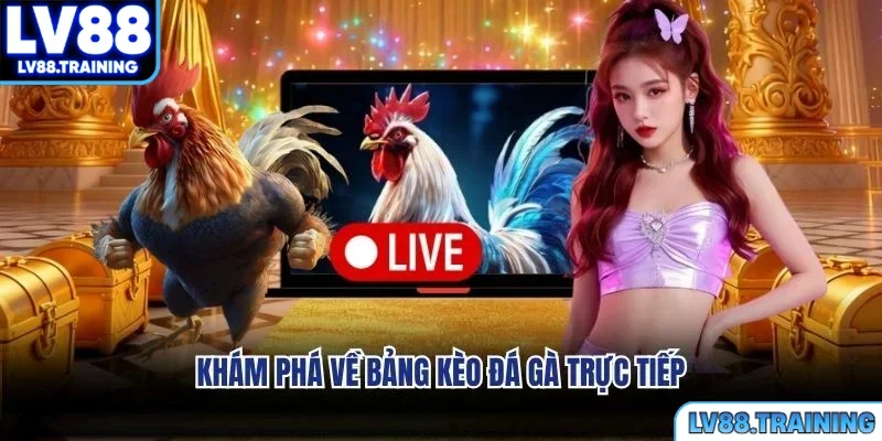 Khám phá về bảng kèo đá gà trực tiếp