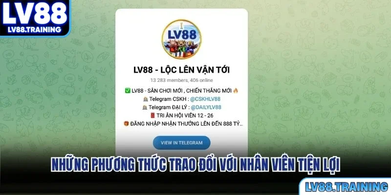 Những phương thức trao đổi với nhân viên tiện lợi