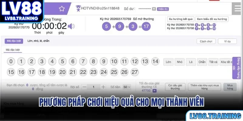 Phương pháp chơi hiệu quả cho mọi thành viên