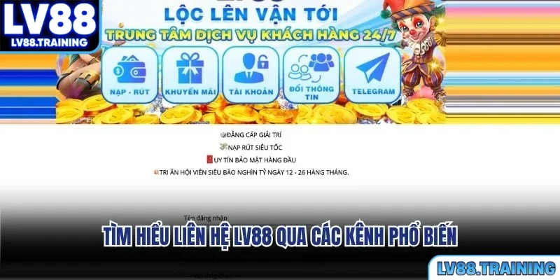 Tìm hiểu liên hệ LV88 qua các kênh phổ biến